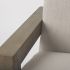 Sovereign Accent Chair (Beige Fabric Upholstered With Wood Frame)