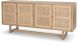 Grier Sideboard (Light Brown Wood & Cane  Accent)