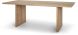 Grier Dining Table (Light Brown  Wood & Cane  Accent)