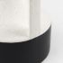Burton Jug Vase (10H - White and Black Ceramic)