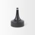 Burton Jug Vase (8.3H - Glossy & Matte Black Ceramic)