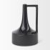 Burton Jug Vase (11.6H - Glossy & Matte Black Ceramic)