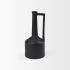 Burton Jug Vase (10H - Matte Black Ceramic)