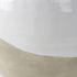 Amos Floor Vase (24.4H - White and Beige Ceramic)