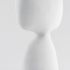 Rylee Vase (11.6H - White Ceramic)