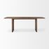 Grier Dining Table (Medium Brown Wood & Cane  Accent)