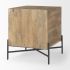 Cairo Accent Table (26.0H - Light Brown Wood)