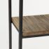 Ronin Accent Table (Rectangle Wood & Black Metal)