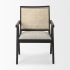 Donna Accent Chair (Black Wood)