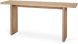 Grier Console Table (Light Brown Wood & Cane  Accent)