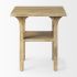 Candace Accent Table (Light Wood)