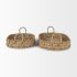 Haini Trays (Set of 2 - Oblong -  Seagrass)