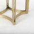 Tanner Bistro Table (Whte Marble & Matte Gold)