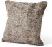 Khloe Pillow Cover (20x20 - Taupe  & Jacquard)