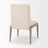 Palisades Dining Chair (Cream  & Light Brown Wood)