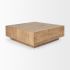 Hayden Coffee Table (42 In Square - Light Brown Wood)