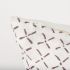 Jayden Pillow Cover (22x22 - Cream-Merlot)