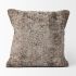 Khloe Pillow Cover (20x20 - Taupe  & Jacquard)