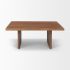Grier Coffee Table (Medium Brown Wood & Cane  Accent)