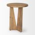 Mattius Accent Table (Light Brown Wood)