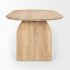 Isla Dining Table (Oval  & Light Brown)