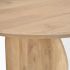 Isla Dining Table (Oval  & Light Brown)