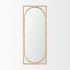 Reon Wall Mirror (Light Brown  & White Wash)