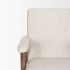 Nico Accent Chair (Oatmeal  & Medium Brown)