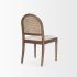 Elle Dining Chair (Brown Wood & Cane)