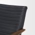 Grosjean Accent Chair (Black Leather & Black Metal)
