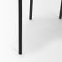 Parker Dining Chair (Set of 2 - Brown Faux Leather & Black Metal)