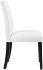 Duchess Dining Chair (White Button Tufted Vegan Leather)