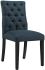 Duchess Dining Chair (Azure Button Tufted Fabric)