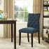 Duchess Dining Chair (Azure Button Tufted Fabric)
