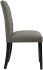 Duchess Dining Chair (Granite Button Tufted Fabric)