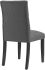 Duchess Dining Chair (Grey Button Tufted Fabric)