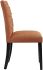 Duchess Dining Chair (Orange Button Tufted Fabric)