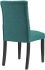 Duchess Dining Chair (Teal - Button Tufted Fabric)