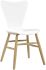 Cascade Dining Chair (White Wood)