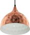 Dimple 11 In Bell-Shaped Rose Gold Pendant Light