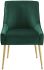 Discern Dining Chair (Green Velvet - Pleated Back)