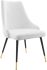 Adorn Dining Chair (White Tufted Velvet)