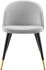 Cordial Dining Chair (Set of 2 - Light Grey Velvet)