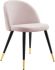 Cordial Dining Chair (Set of 2 - Pink Velvet)