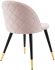 Cordial Dining Chair (Set of 2 - Pink Velvet)