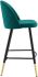 Cordial Counter Stools (Set of 2 - Teal Fabric)