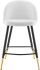 Cordial Counter Stools (Set of 2 - White Fabric)