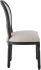 Emanate Dining Chair (Black & Beige Vintage French Fabric)