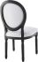 Emanate Dining Chair (Black & White Vintage French Fabric)
