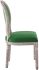 Emanate Dining Chair (Natural Emerald Vintage French Velvet)